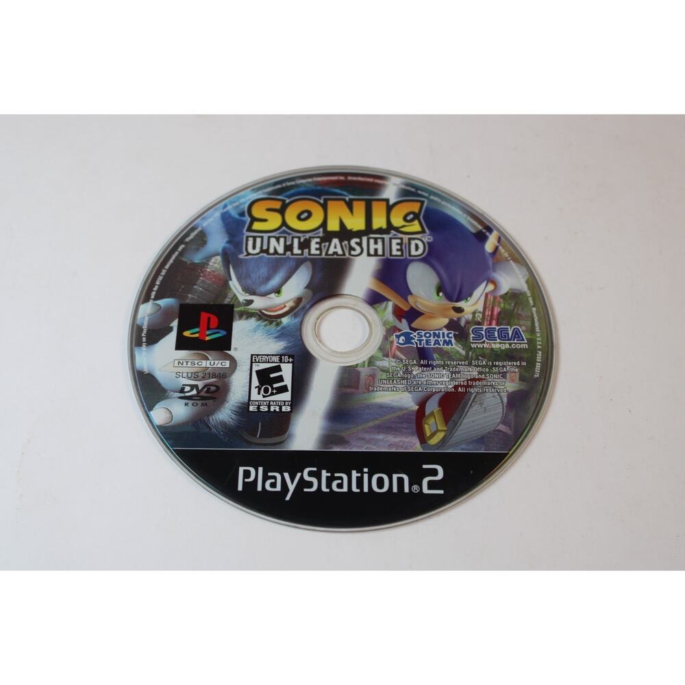 Sonic Unleashed (Sony Playstation 2, PS2) Authentic, Game Disc Only, Tested - Picture 2 of 8